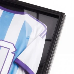 VEVOR Jersey Frame Display Case, 36.4 x 28.3 x 1.5 in, Wooden Sport Jersey Shadow Box with 98% UV Protection PC Panel and Hanger, Magnetic Lock, for Baseball Basketball Football Hockey Shirt Uniform