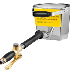 VEVOR 4 Jet 3Hp Stucco Sprayer Plaster Sprayer Cement Mortar Spray Gun Hopper Wall Paint Spray Gun Wall Painting Concrete Tool Manual Sprayer for Painting Wall or Ceilings