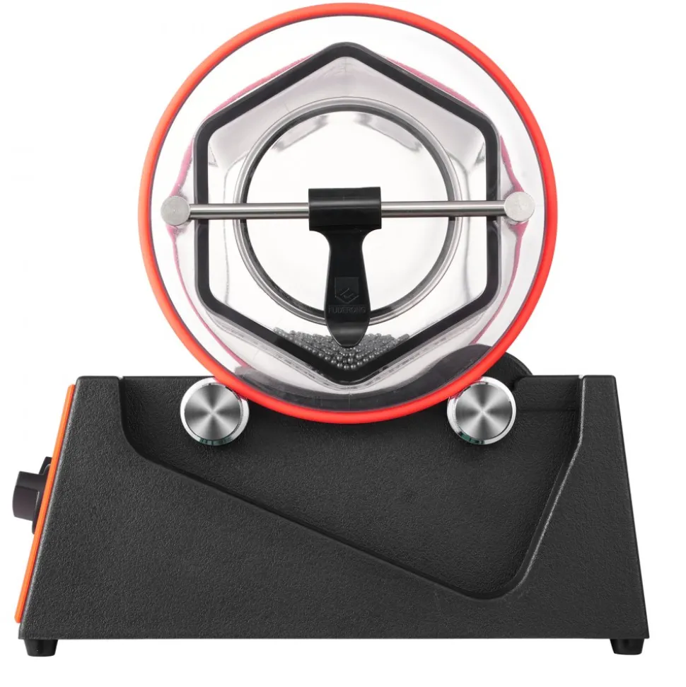 VEVOR Jewelry Polisher Tumbler, 11lbs/5kg Capacity Mini Rotary Tumbler Machine with 0-60 Minutes Timer, 5 Speeds Jewelry Rotary Finisher for Surface Polishing Grinding Buffing Gemstones Jewels Coins