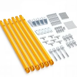 VEVOR JT's Strong Arm Jack Stabilizer Kit 191025, Fits for 5th Wheel RV and Travel Trailer Kit, Fifth-Wheel Jack Stabilizer for Telescopic System, Reduces Chassis Movement, Easy Bolt-On Installation