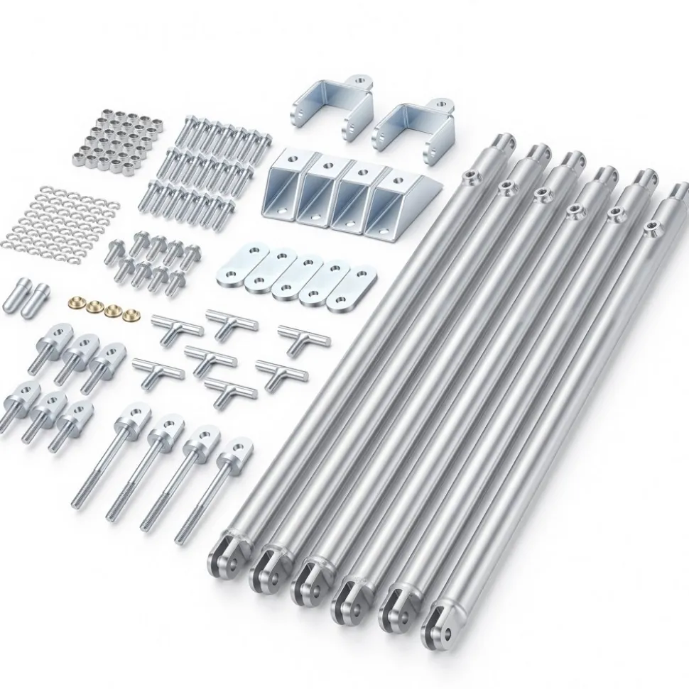 VEVOR JT's Strong Arm Jack Stabilizer Kit 191023, Fits for 5th Wheel RV and Travel Trailer Kit, Fifth-Wheel Jack Stabilizer for Telescopic System, Reduces Chassis Movement, Easy Bolt-On Installation