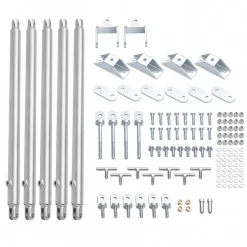 VEVOR JT's Strong Arm Jack Stabilizer Kit 191023, Fits for 5th Wheel RV and Travel Trailer Kit, Fifth-Wheel Jack Stabilizer for Telescopic System, Reduces Chassis Movement, Easy Bolt-On Installation