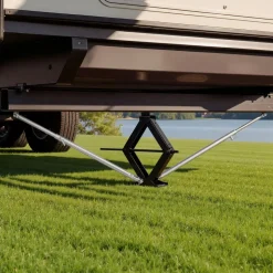 VEVOR JT's Strong Arm Jack Stabilizer Kit 191023, Fits for 5th Wheel RV and Travel Trailer Kit, Fifth-Wheel Jack Stabilizer for Telescopic System, Reduces Chassis Movement, Easy Bolt-On Installation