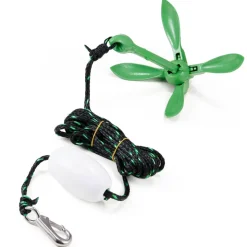 VEVOR Kayak Anchor Kit, 3.5 lb Paddle Board Anchor Kit with 26.2 ft/8 m Rope and Buoy, Folding Small Boat Anchor with Storage Bag and Snap Hook, Kayak Accessories for Kayaks, Small Boats, Canoes