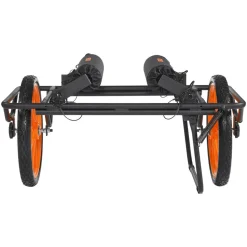 VEVOR Kayak Cart, 330 lbs Load Capacity, Canoe Cart Dolly with 15-inch Solid Rubber Tires & Kickstand, Assembles & Disassembles Within Seconds, Paddle Board Trolley for Kayaks, Canoes, Paddleboards