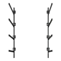 VEVOR Kayak Storage Rack for 4 Kayaks, Holds 300 lbs, Heavy Duty Adjustable Wall Mount Stand for Indoor Outdoor Garage Shed Dock, Storage Holder for Canoe, Small Boat, SUP, Surfboard & Paddleboard