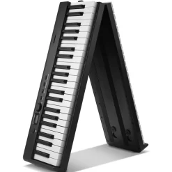 VEVOR 88 Key Folding Keyboard Piano, Bluetooth & MIDI, Portable Electronic Digital Foldable Piano with Sustain Pedal Bag Touch Sensitive Keys Headphones, Rechargeable for Beginners Teens Adults, Black