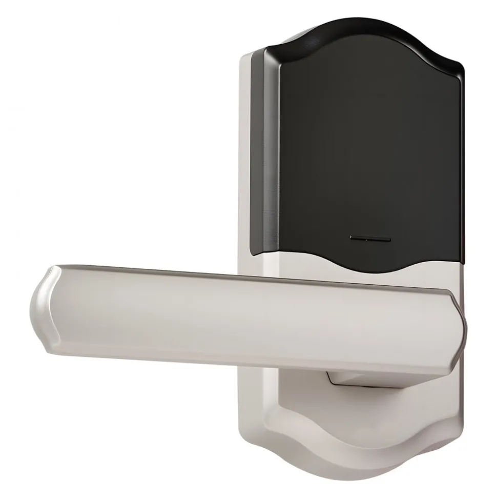 VEVOR Keyless Entry Door Lock with Handle, Electronic Lever Door Handle with Keypad, Customizable User Codes, Keyed Entry, Auto Lock, Anti-Peeking Password, Backlit Keypad, for Home, Satin Nickel