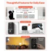VEVOR Keyless Entry Door Lock, Touchpad Electronic Deadbolt with IC Card, Customizable User Codes, Keyed Entry, Auto Lock, Anti-Peeking Password, Backlit, Easy Installation, for Home, Matte Black
