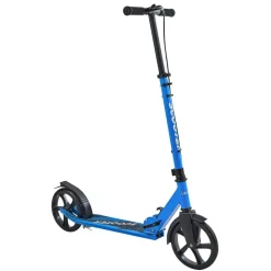 VEVOR Kick Scooter for Kids Ages 8+, Teens & Adults, 2-Wheel Toddler Scooter with Adjustable Height Handlebar, Wide Anti-Slip Deck, Foldable Lightweight Frame for Boys & Girls up to 220 lbs, Gray