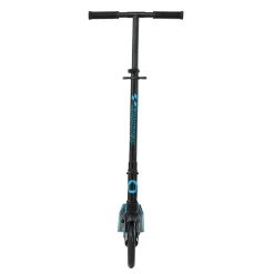 VEVOR Kick Scooter for Kids Ages 8+, Teens & Adults, 2-Wheel Toddler Scooter with Adjustable Height Handlebar, Wide Anti-Slip Deck, Foldable Lightweight for Boys & Girls up to 220 lbs, Black + Blue