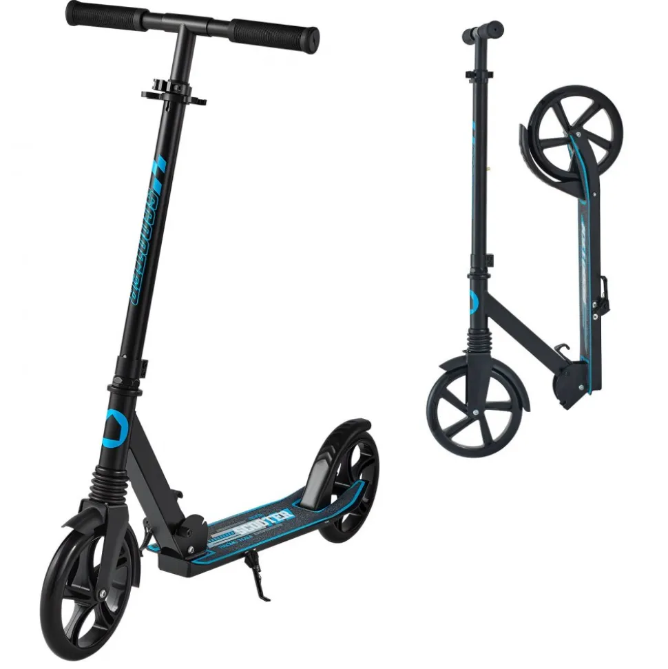 VEVOR Kick Scooter for Kids Ages 8+, Teens & Adults, 2-Wheel Toddler Scooter with Adjustable Height Handlebar, Wide Anti-Slip Deck, Foldable Lightweight Frame for Boys & Girls up to 220 lbs, Pink