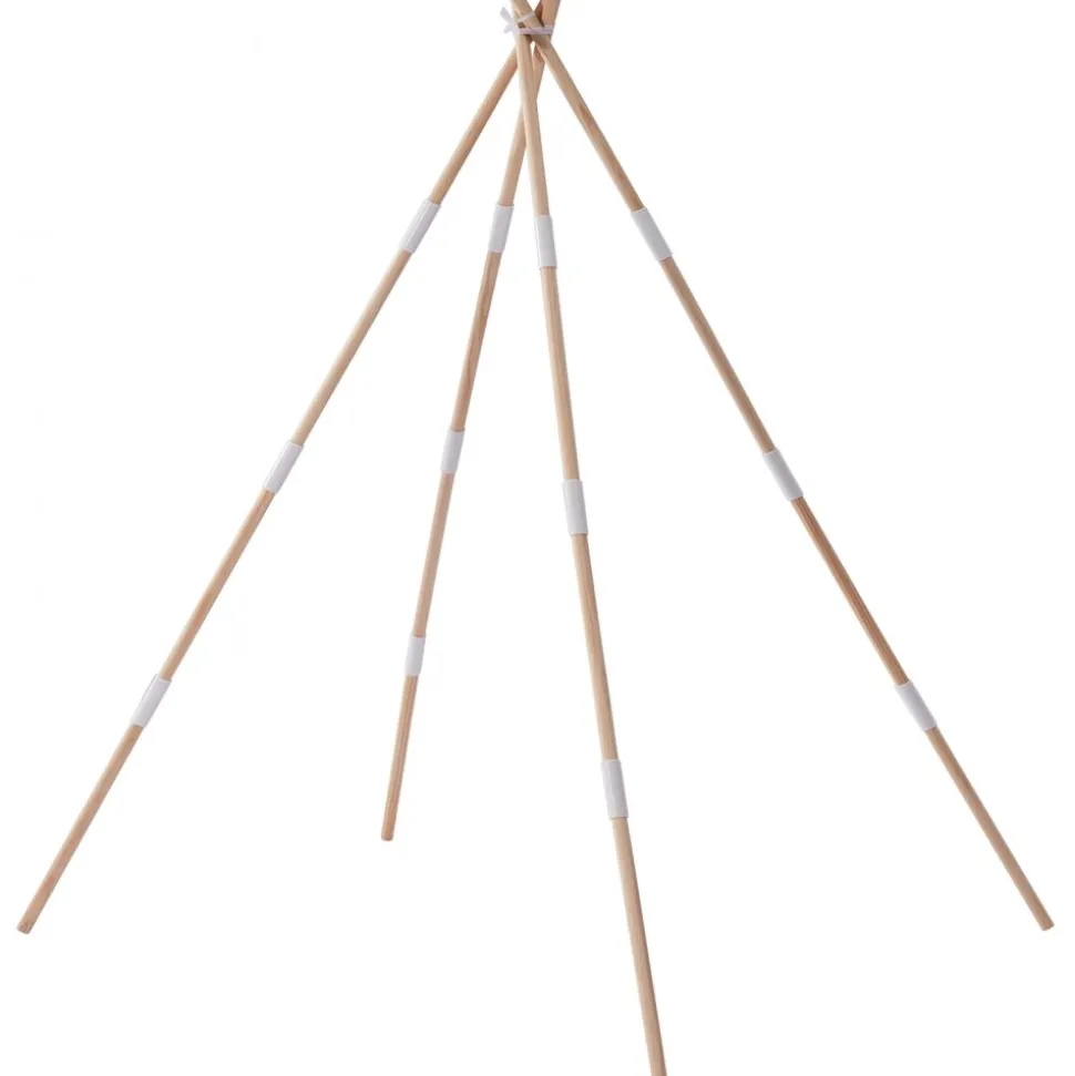 VEVOR Kids Play Tent, Teepee Tent for Kids 1-5 Years Old, Tent for Kids with Windows for Indoor and Outdoor, Toddler Tent with Mat and Plush Decorative Balls, for Boys and Girls, Beige