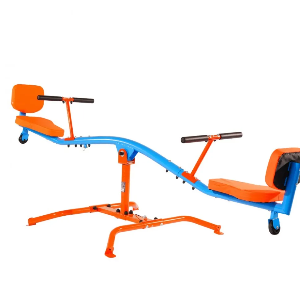 VEVOR Kids Seesaw, 300 lbs Load Capacity, Sit and Spin Teeter Totter with Easy-Grip Handles, Kids Outdoor Playground Equipment, Outside Toys, Swiveling 360 Degrees Rotating for Children Aged 3+