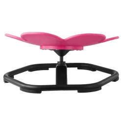 VEVOR Kids Swivel Chair, 220 lbs Capacity, Flower Shape Sensory Spinning Chair, Autistic Kids Sensory Toy Seat with Non-Slip Metal Base, Toddler Sit & Spin Seat for Coordination Balance Focus, Rose