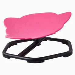 VEVOR Kids Swivel Chair, 220 lbs Capacity, Elephant Shape Sensory Spinning Chair, Autistic Kids Sensory Toy Seat with Non-Slip Metal Base, Toddler Sit & Spin Seat for Coordination Balance Focus, Red