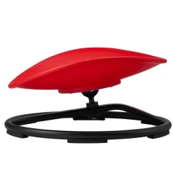 VEVOR Kids Swivel Chair, 220 LBS Capacity, Sensory Spinning Chair, Autistic Kids Sensory Toy Chair with Non-Slip Metal Base, Toddler Sit and Spin Chair for Coordination Balance Focus Training Red