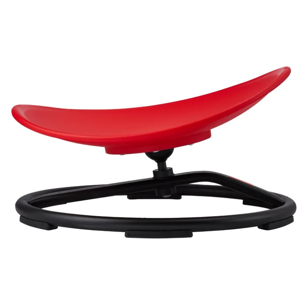 VEVOR Kids Swivel Chair, 220 LBS Capacity, Sensory Spinning Chair, Autistic Kids Sensory Toy Chair with Non-Slip Metal Base, Toddler Sit and Spin Chair for Coordination Balance Focus Training Red