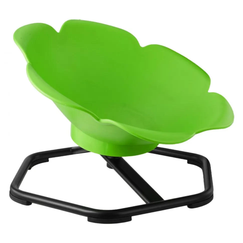 VEVOR Kids Swivel Chair, 220 lbs Capacity, Cylinder Shape Sensory Spinning Chair, Autistic Kids Sensory Toy Seat with Non-Slip Metal Base, Toddler Sit & Spin Seat for Coordination Balance Focus, Green