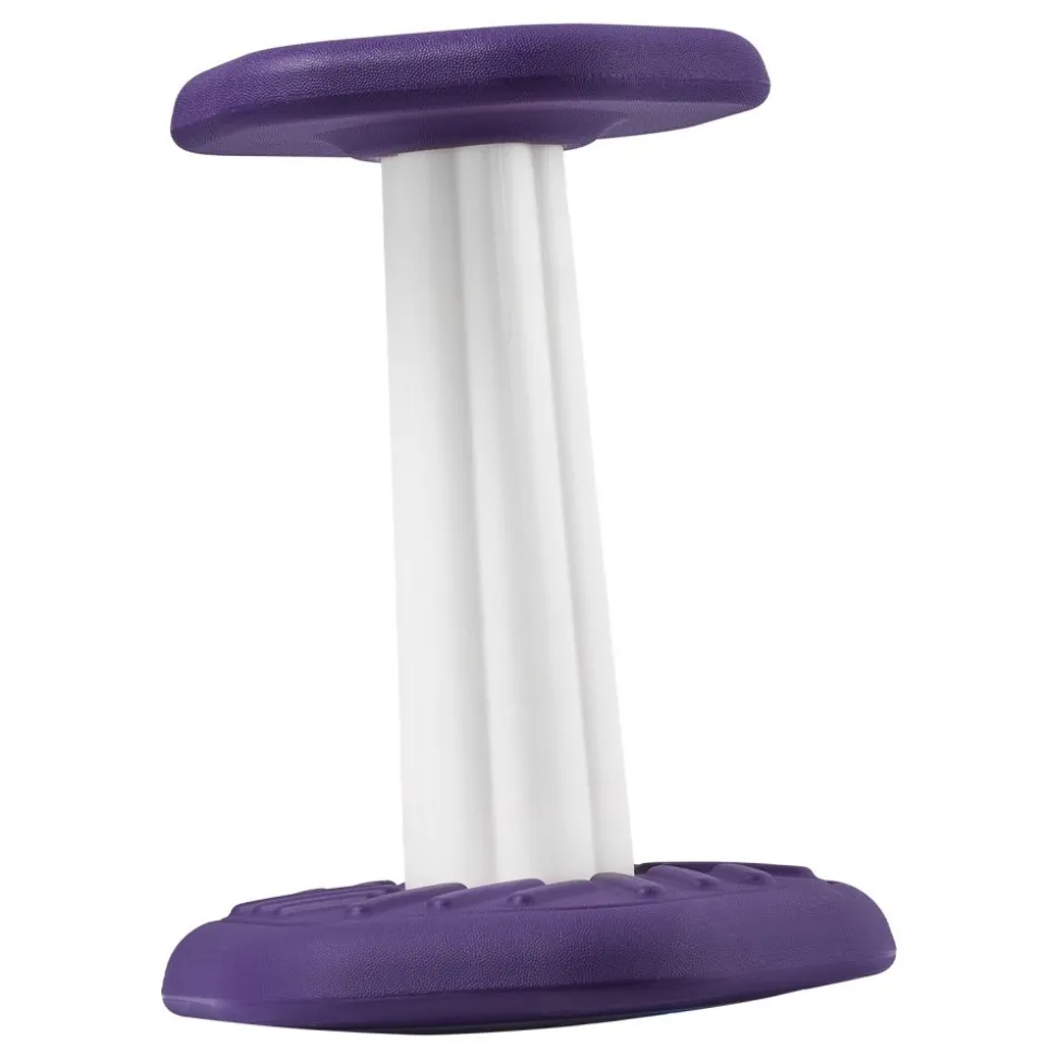 VEVOR Kids Wobble Chair, Active Chair with Sponge Cushion, Wobble Stool Improves Focus, Posture and Calm Children, Ideal for Schools and Home, Age 7-14, Purple