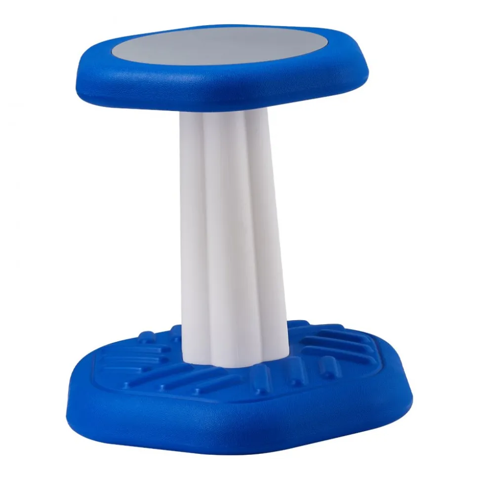 VEVOR Kids Wobble Chair, Active Chair with Sponge Cushion, Wobble Stool Improves Focus, Posture and Calm Children, Ideal for Schools and Home, Age 7-14, Blue