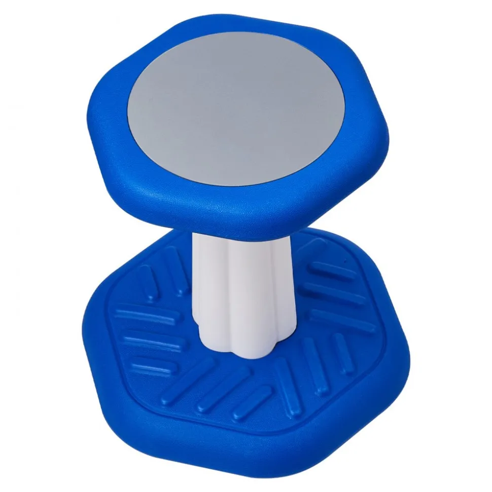 VEVOR Kids Wobble Chair, Active Chair with Sponge Cushion, Wobble Stool Improves Focus, Posture and Calm Children, Ideal for Schools and Home, Age 7-14, Blue