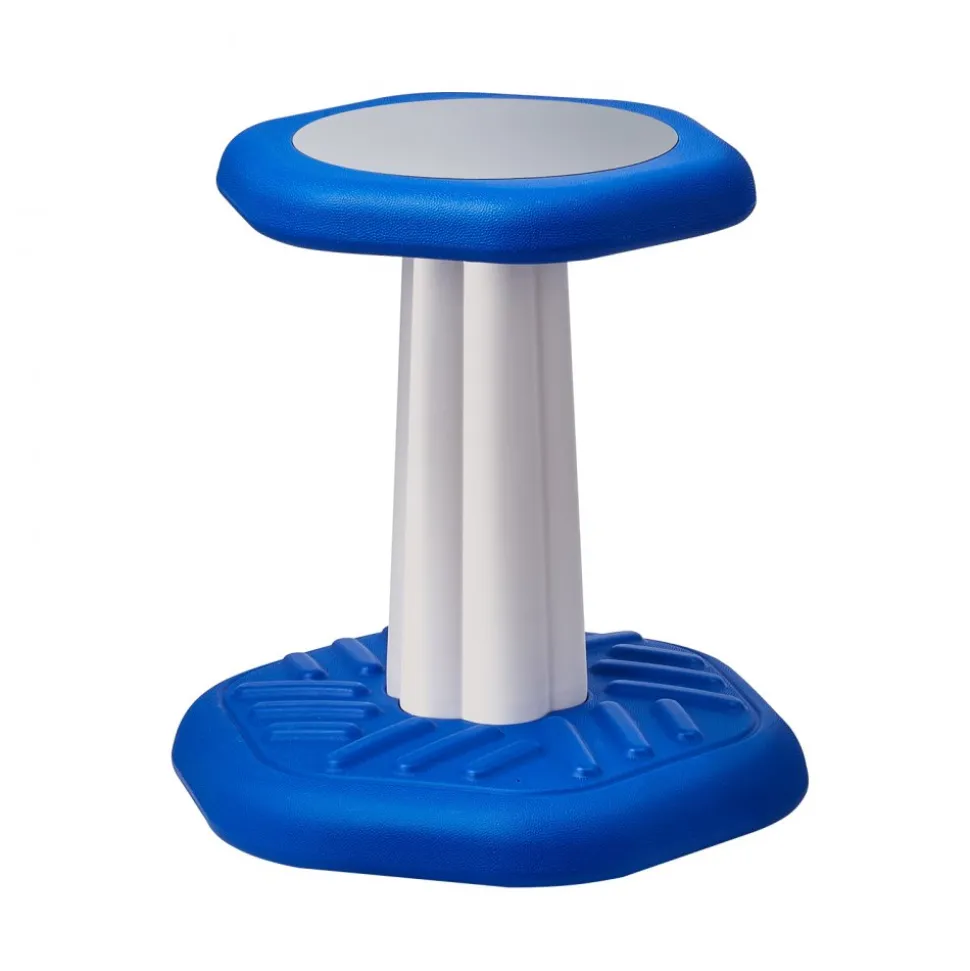 VEVOR Kids Wobble Chair, Active Chair with Sponge Cushion, Wobble Stool Improves Focus, Posture and Calm Children, Ideal for Schools and Home, Age 7-14, Blue
