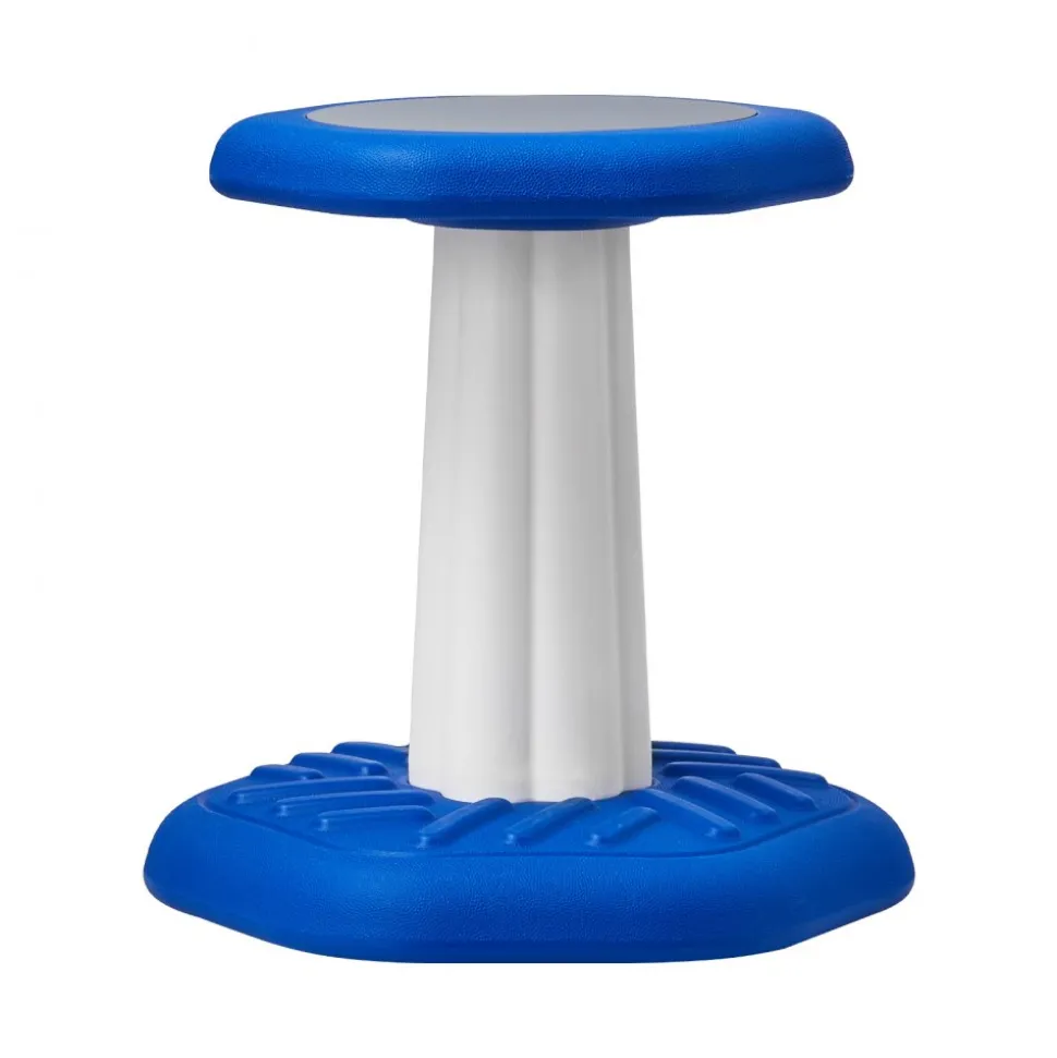 VEVOR Kids Wobble Chair, Active Chair with Sponge Cushion, Wobble Stool Improves Focus, Posture and Calm Children, Ideal for Schools and Home, Age 7-14, Blue