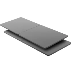 VEVOR King Size Bunkie Board, 1.5 in Bed Board Slats with 200D Oxford Cloth, Wooden Mattress Support for King Size Bed, Easy Assembly Support under Mattress, 4 Piece, Gray