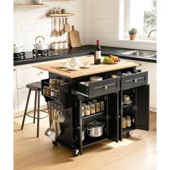 VEVOR Kitchen Island Cart, 43