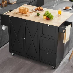 VEVOR Kitchen Island Cart, 56