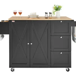 VEVOR Kitchen Island Cart, 56