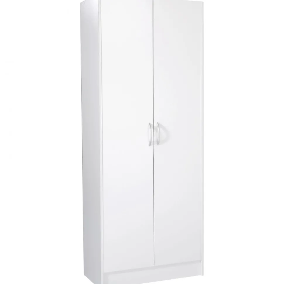 VEVOR Kitchen Pantry Cabinet, 60" Tall Food Pantry Storage Cabinet, 110LBS Freestanding Storage Cabinet Cupboard with 3 Shelves(2 Adjustable), Engineered Wood Utility Pantry for Kitchen, Dining Room