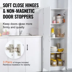 VEVOR Kitchen Pantry Cabinet, 60