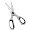 VEVOR Kitchen Scissors, Durable Stainless Steel Kitchen Shears with Protective Sheath, Heavy Duty Cooking Shears Soft Grip Comfort Handle, Kitchen Utensil for Cutting Meat, Food, Fish, Poultry, Grey
