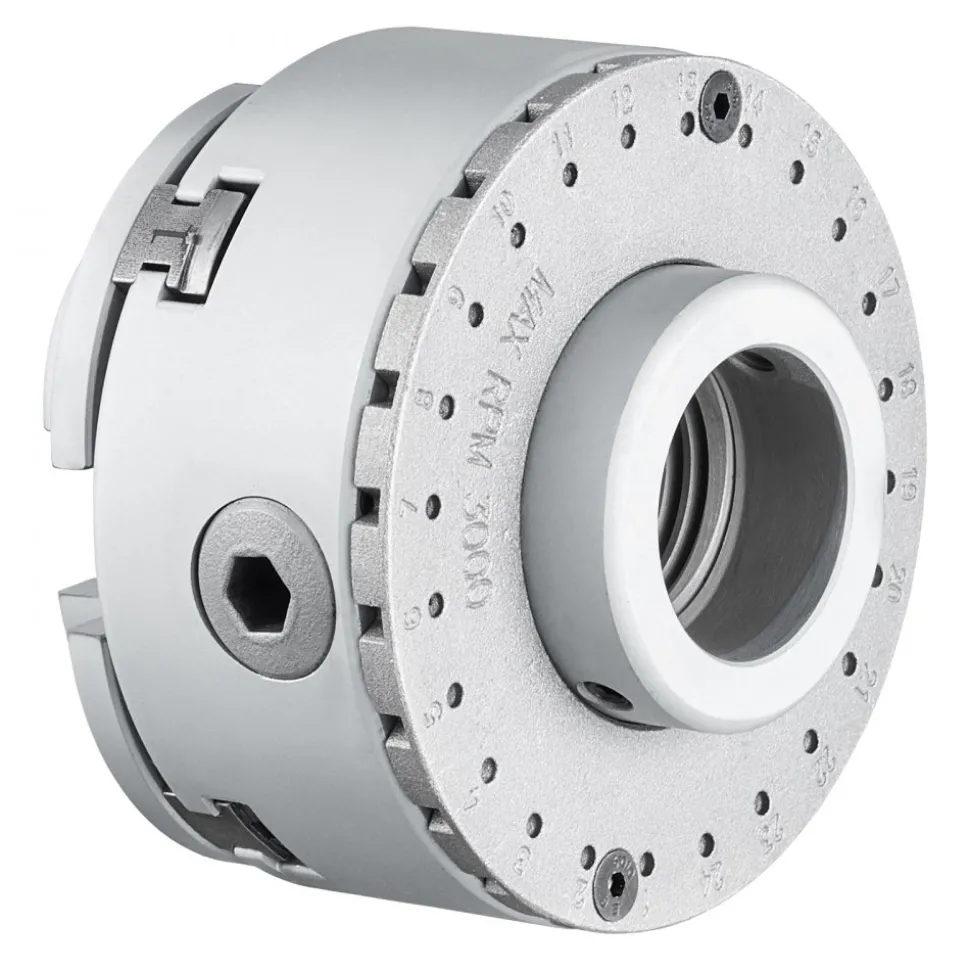 VEVOR KP965 Lathe Chuck, 4-Jaw 3.75" Diameter, Metal Lathe Chuck Turning Machine Accessories with 5 Sets of Jaws, Self-centering Tool, for Precision Machining, Grinding Machines, Milling Machines