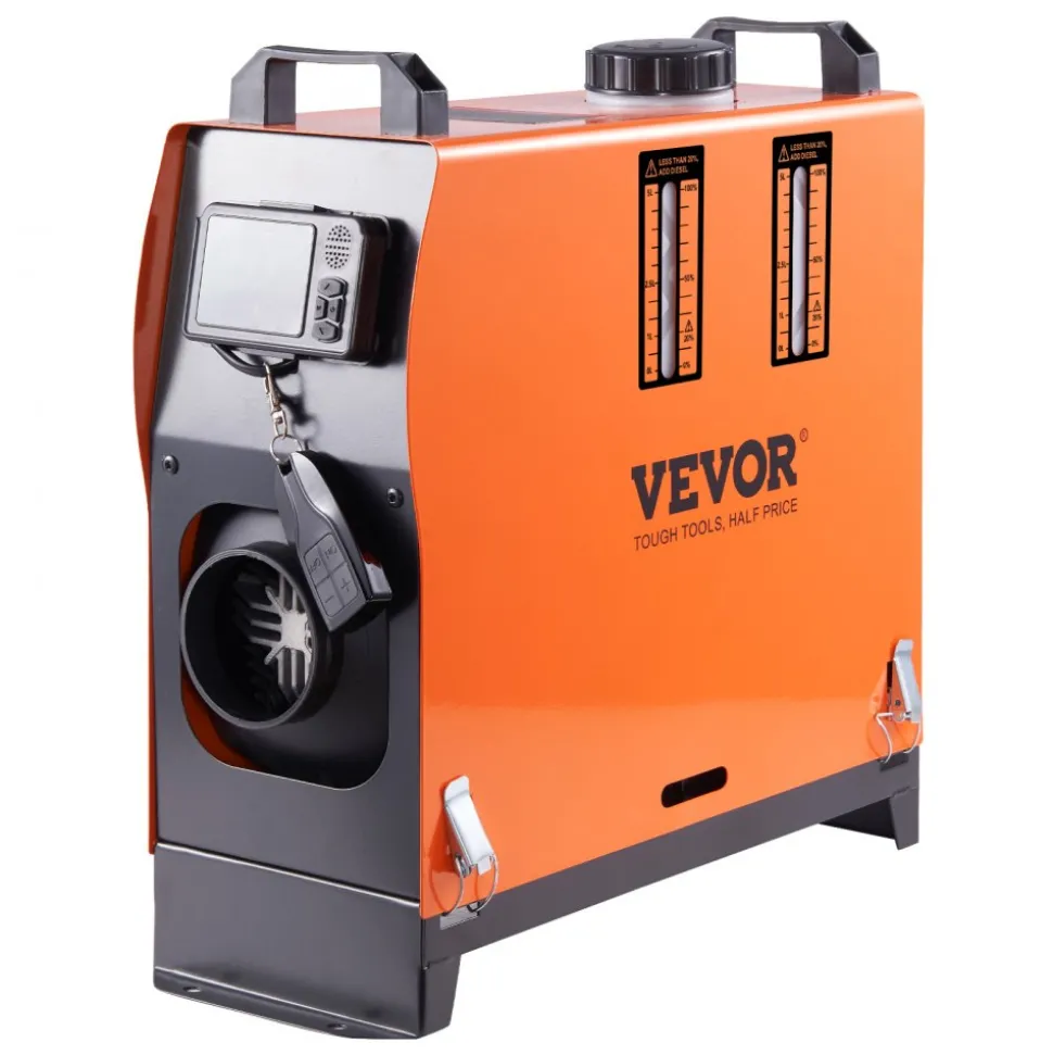 VEVOR 8 KW Diesel Air Heater, Bluetooth App Control All-in-one Diesel Heater with Automatic Altitude Adjustment, Remote Control and LCD, Portable Parking Heater for RV Trailer Camper Van Boat