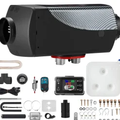 VEVOR 8KW Diesel Air Heater Muffler Diesel Heater 12V Remote Control Diesel Parking Heater with LCD Switch for Car Trucks Motorhome Boat and Bus