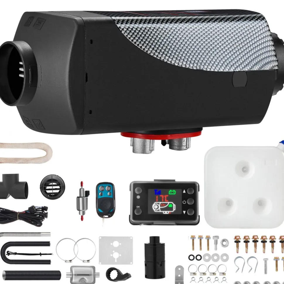 VEVOR 8KW Diesel Air Heater Muffler Diesel Heater 12V Remote Control Diesel Parking Heater with LCD Switch for Car Trucks Motorhome Boat and Bus