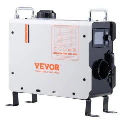 VEVOR 2KW Diesel Heater, 12V/24V All in One Diesel Air Heater, with Bluetooth APP Control, Remote Control and Display Screen, CO Alarm, Fast Heating Portable Diesel Heater for Vehicles and Outdoors
