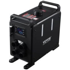 VEVOR 8KW Diesel Heater, 12V/24V All in One Diesel Air Heater, Bluetooth APP Control, Remote Control and Display Screen, CO Alarm, Fast Heating Vertical Portable Diesel Heater for Vehicles, Garage