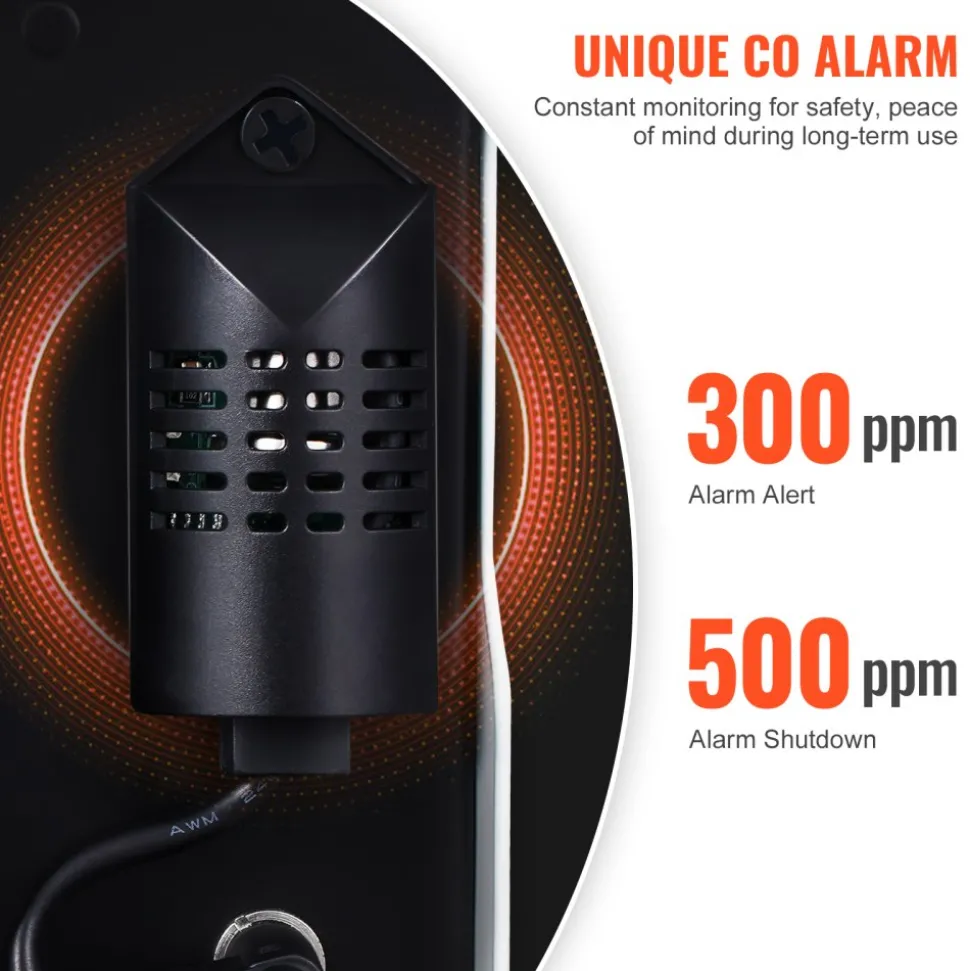 VEVOR 8KW Diesel Heater, 12V/24V All in One Diesel Air Heater, with Bluetooth APP Control, Remote Control and Display Screen, CO Alarm, Fast Heating Portable Diesel Heater for Vehicles and Outdoors