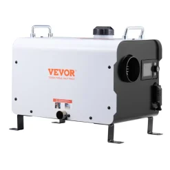 VEVOR 8KW Diesel Heater, 12V/24V All in One Diesel Air Heater, with Bluetooth APP Control, Remote Control and Display Screen, CO Alarm, Fast Heating Portable Diesel Heater for Vehicles and Outdoors