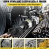 VEVOR 1.5 KW Electric Rebar Bender, 1''(25 mm) Hydraulic Electric Hand Held Rebar Bender, within 5 s, 110 V
