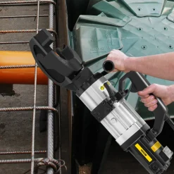 VEVOR 1.5 KW Electric Rebar Bender, 1''(25 mm) Hydraulic Electric Hand Held Rebar Bender, within 5 s, 110 V