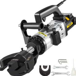 VEVOR 1.5 KW Electric Rebar Bender, 1''(25 mm) Hydraulic Electric Hand Held Rebar Bender, within 5 s, 110 V