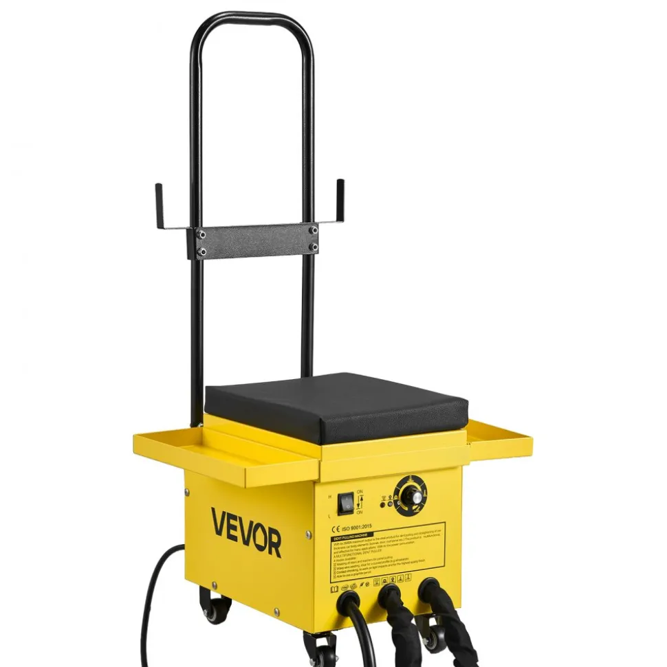 VEVOR 4.5KW Professional Stud Welder Dent Repair Kit with 2 Welding Guns & 6 Modes, All in One Dent Repair Workstation with Extended Handle, Padded Seat and Accessory Tray