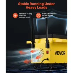 VEVOR 4.5KW Professional Stud Welder Dent Repair Kit with 2 Welding Guns & 6 Modes, All in One Dent Repair Workstation with Extended Handle, Padded Seat and Accessory Tray