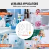 VEVOR Lab Distillation Kit, 3.3 Boro Lab Glassware Distillation Kit with 24, 40 Joint, 1000ml Essential Oil Distillation Apparatus Kit, 32 pcs Set of Glassware Equipment