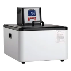VEVOR Laboratory High-Temperature Circulating Oil Bath, Up to 300℃/572℉, 30 L Lab Constant Temperature Heating Tank, 0.1℃ High Precision, Internal and External Dual Circulation, for Laboratory